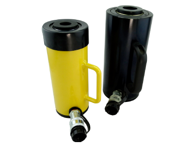 hollow plunger cylinders, lifting products, bottle jack, plunger cylinder, hollow hydraulic cylinder