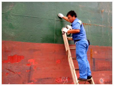 steel hull thickness, hull thickness, hull thickness testing, steel hull, hull thickness aluminum boat, measuring steel hull thickness